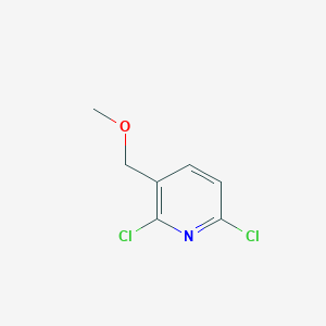 molecular formula C7H7Cl2NO B1428295 2,6-二氯-3-甲氧甲基吡啶 CAS No. 1330763-31-9