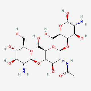 molecular formula C20H37N3O14 B1428303 Carboxymethyl chitosan CAS No. 83512-85-0