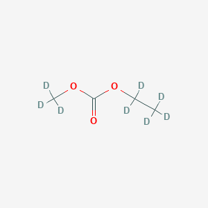 molecular formula C4H8O3 B1428304 1,1,2,2,2-Pentadeuterioethyl trideuteriomethyl carbonate CAS No. 1313734-97-2