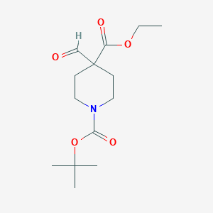1-Tert-butyl 4-ethyl 4-formylpiperidine-1,4-dicarboxylate