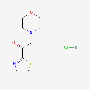 2-Morpholino-1-(thiazol-2-yl)ethanone hydrochloride
