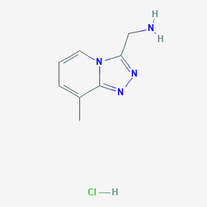 C-(8-Methyl-[1,2,4]triazolo[4,3-A]pyridin-3-YL)-methylamine hydrochloride