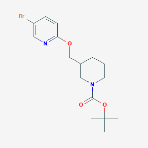tert-Butyl 3-(((5-bromopyridin-2-yl)oxy)methyl)piperidine-1-carboxylate