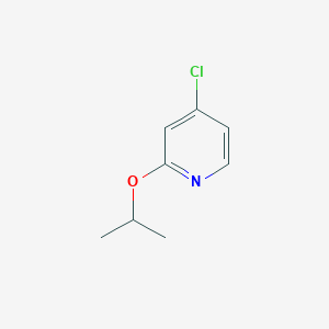 molecular formula C8H10ClNO B1428324 4-Chloro-2-isopropoxypyridine CAS No. 1346809-01-5