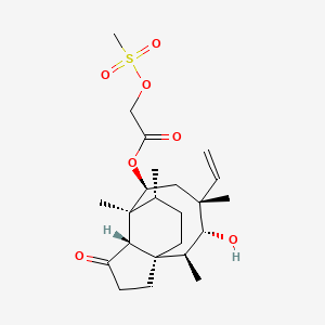 molecular formula C23H36O7S B1428326 Pleuromutilin-22-mesylate CAS No. 60924-38-1