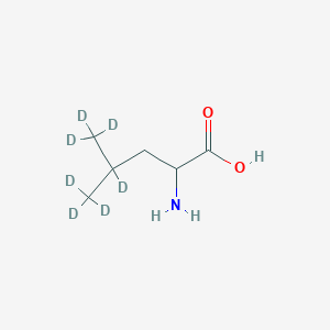 molecular formula C6H13NO2 B1428327 DL-Leucine-d7 (iso-propyl-d7) CAS No. 259225-40-6