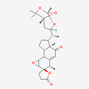 molecular formula C29H40O7 B14283313 Petuniolide A 12-ketone 