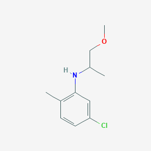 molecular formula C11H16ClNO B1428341 5-chloro-N-(1-methoxypropan-2-yl)-2-methylaniline CAS No. 1249464-76-3