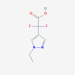 2-(1-ethyl-1H-pyrazol-4-yl)-2,2-difluoroacetic acid
