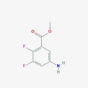 molecular formula C8H7F2NO2 B1428355 Methyl 5-amino-2,3-difluorobenzoate CAS No. 1227269-02-4