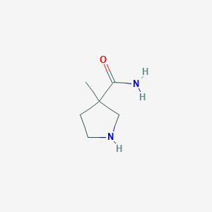 3-Methylpyrrolidine-3-carboxamide