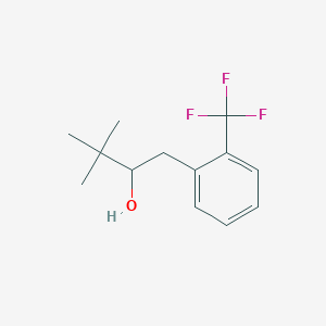 3,3-Dimethyl-1-[2-(trifluoromethyl)phenyl]butan-2-ol