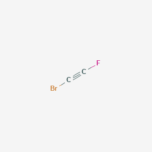 molecular formula C2BrF B14283580 1-Bromo-2-fluoroethyne CAS No. 131509-12-1
