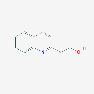 molecular formula C13H15NO B1428359 3-(Quinolin-2-yl)butan-2-ol CAS No. 1344310-03-7