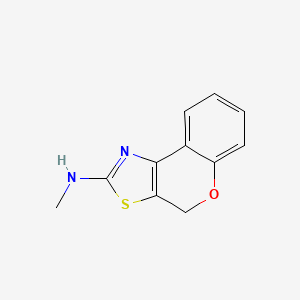 molecular formula C11H10N2OS B1428368 N-methyl-4H-chromeno[4,3-d][1,3]thiazol-2-amine CAS No. 1340419-78-4