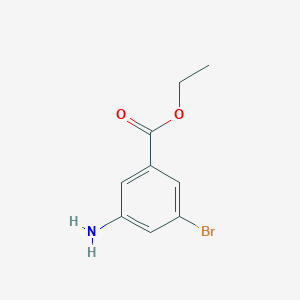 molecular formula C9H10BrNO2 B1428370 Ethyl 3-amino-5-bromobenzoate CAS No. 690260-95-8