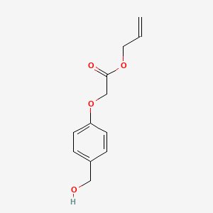 molecular formula C12H14O4 B14283777 Prop-2-en-1-yl [4-(hydroxymethyl)phenoxy]acetate CAS No. 155505-55-8