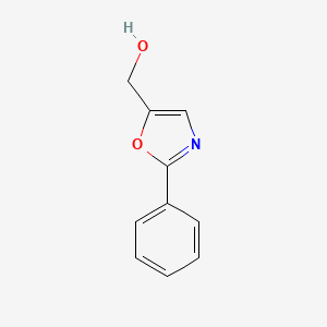 molecular formula C10H9NO2 B1428378 (2-苯基-噁唑-5-基)-甲醇 CAS No. 238433-75-5
