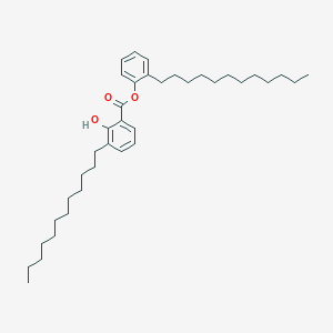 molecular formula C37H58O3 B14283882 2-Dodecylphenyl 3-dodecyl-2-hydroxybenzoate CAS No. 164230-96-0
