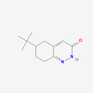 6-(tert-butyl)-5,6,7,8-tetrahydrocinnolin-3(2H)-one