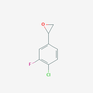 2-(4-Chloro-3-fluorophenyl)oxirane
