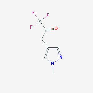 1,1,1-trifluoro-3-(1-methyl-1H-pyrazol-4-yl)propan-2-one