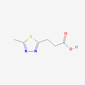 3-(5-Methyl-1,3,4-thiadiazol-2-yl)propanoic acid