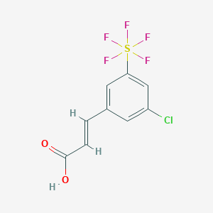 molecular formula C9H6ClF5O2S B1428417 C9H6ClF5O2S CAS No. 1240261-79-3