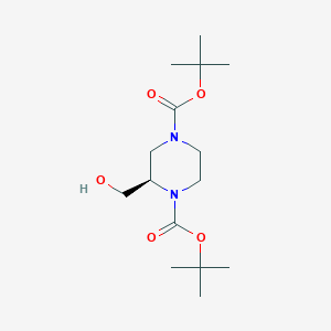 (R)-1,4-(Di-Boc)-2-(hydroxymethyl)piperazine