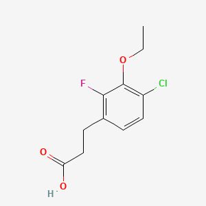 3-(4-Chloro-3-ethoxy-2-fluorophenyl)propionic acid