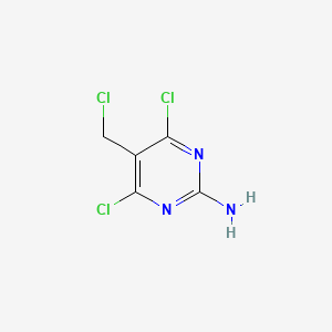 4,6-Dichloro-5-(chloromethyl)pyrimidin-2-amine