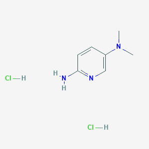 molecular formula C7H13Cl2N3 B1428440 N5,N5-dimethylpyridine-2,5-diamine dihydrochloride CAS No. 1211513-26-6
