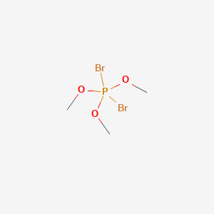 molecular formula C3H9Br2O3P B14284471 Dibromo(trimethoxy)-lambda~5~-phosphane CAS No. 136584-24-2