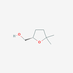 molecular formula C7H14O2 B1428457 (S)-(5,5-二甲基四氢呋喃-2-基)甲醇 CAS No. 36326-34-8
