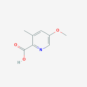 molecular formula C8H9NO3 B1428458 5-甲氧基-3-甲基吡啶甲酸 CAS No. 1256789-42-0