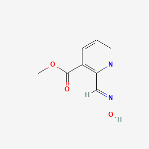 molecular formula C8H8N2O3 B14284595 methyl 2-[(E)-hydroxyiminomethyl]pyridine-3-carboxylate 