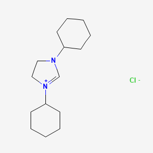 1,3-Dicyclohexylimidazolidin-1-ium chloride