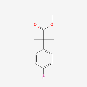 molecular formula C11H13FO2 B1428464 Methyl 2-(4-fluorophenyl)-2-methylpropanoate CAS No. 476429-17-1