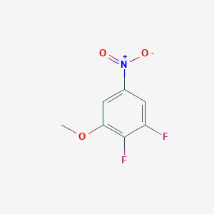 molecular formula C7H5F2NO3 B1428468 1,2-Difluoro-3-methoxy-5-nitrobenzene CAS No. 1235492-43-9