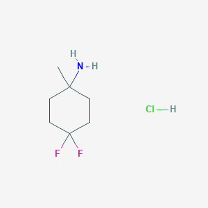 4,4-Difluoro-1-methylcyclohexan-1-amine hydrochloride