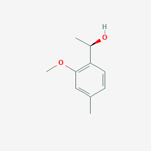 molecular formula C10H14O2 B1428472 (1R)-1-(2-methoxy-4-methylphenyl)ethan-1-ol CAS No. 1344927-26-9