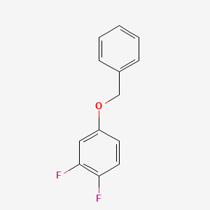 molecular formula C13H10F2O B1428473 1,2-Difluoro-4-(phenylmethoxy)benzene CAS No. 947279-22-3
