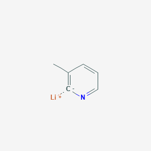 molecular formula C6H6LiN B14284815 lithium;3-methyl-2H-pyridin-2-ide CAS No. 132771-24-5