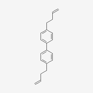 molecular formula C20H22 B14284849 4,4'-Di(but-3-en-1-yl)-1,1'-biphenyl CAS No. 117713-01-6