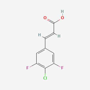 4-Chloro-3,5-difluorocinnamic acid