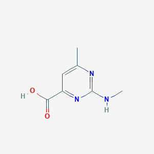 6-Methyl-2-(methylamino)pyrimidine-4-carboxylic acid