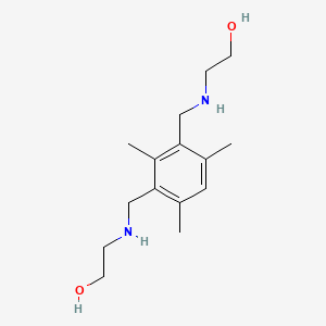 molecular formula C15H26N2O2 B14284885 2,2'-[(2,4,6-Trimethyl-1,3-phenylene)bis(methyleneazanediyl)]di(ethan-1-ol) CAS No. 131254-45-0