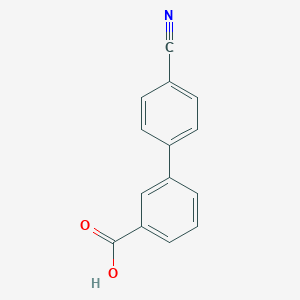 molecular formula C14H9NO2 B142849 4'-Cyano-biphenyl-3-carboxylic acid CAS No. 149506-93-4