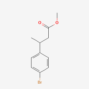 molecular formula C11H13BrO2 B1428492 Methyl 3-(4-bromophenyl)butanoate CAS No. 1021735-42-1