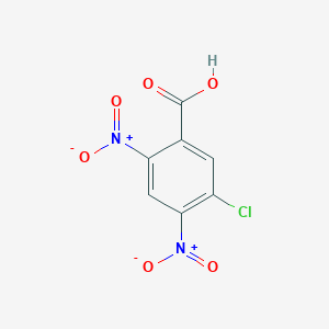 molecular formula C7H3ClN2O6 B142850 5-Chloro-2,4-dinitrobenzoic acid CAS No. 136833-36-8